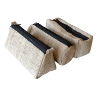  Hemp Pencil Cases – Set of 3 (Handmade), image 1 